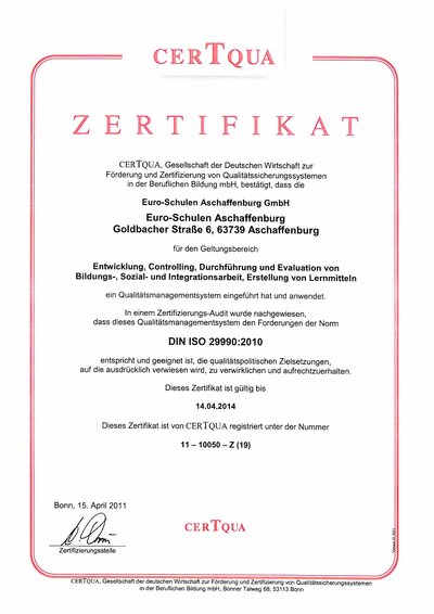 ESO Nr. 1 bei DIN ISO 29990-1