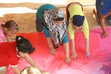 Malwerkstatt - Kunstprojekt mit Leipziger Kindern-2