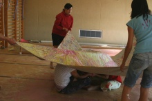 Malwerkstatt - Kunstprojekt mit Leipziger Kindern-3