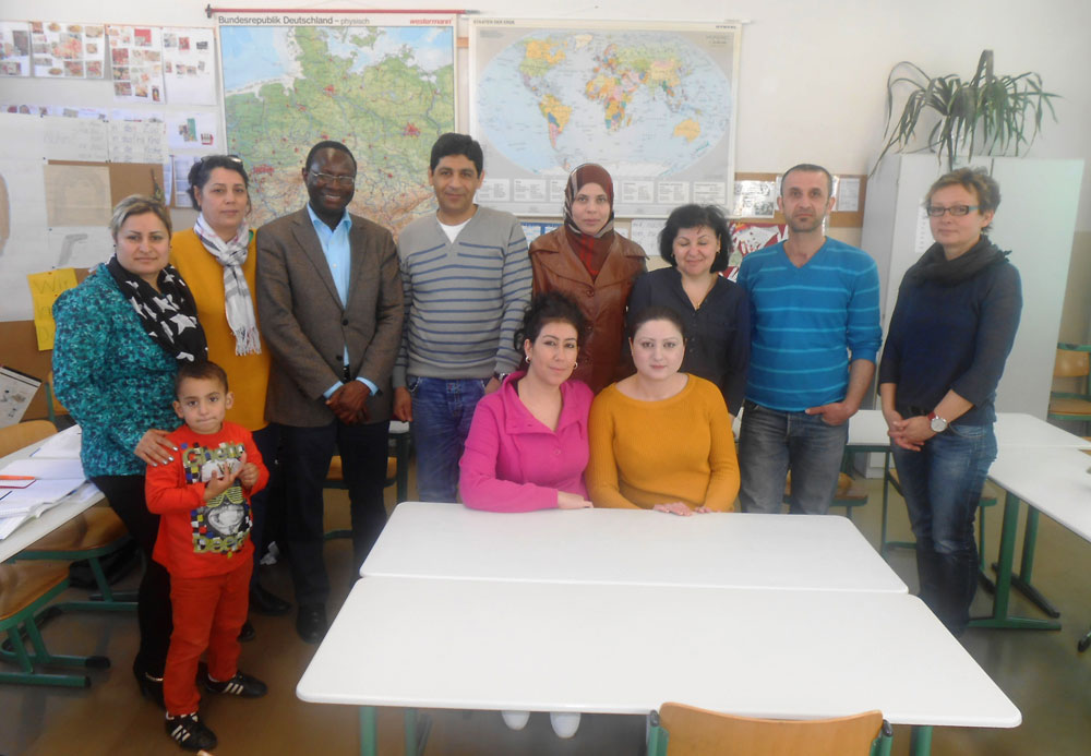 Hoher Besuch an den Euro-Schulen Halle-1