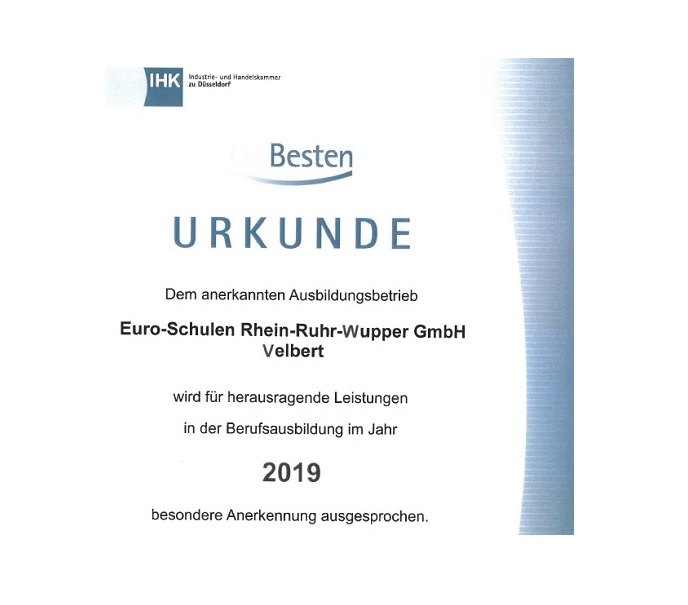 Ausgezeichnet: IHK ehrt Euro-Schulen-1